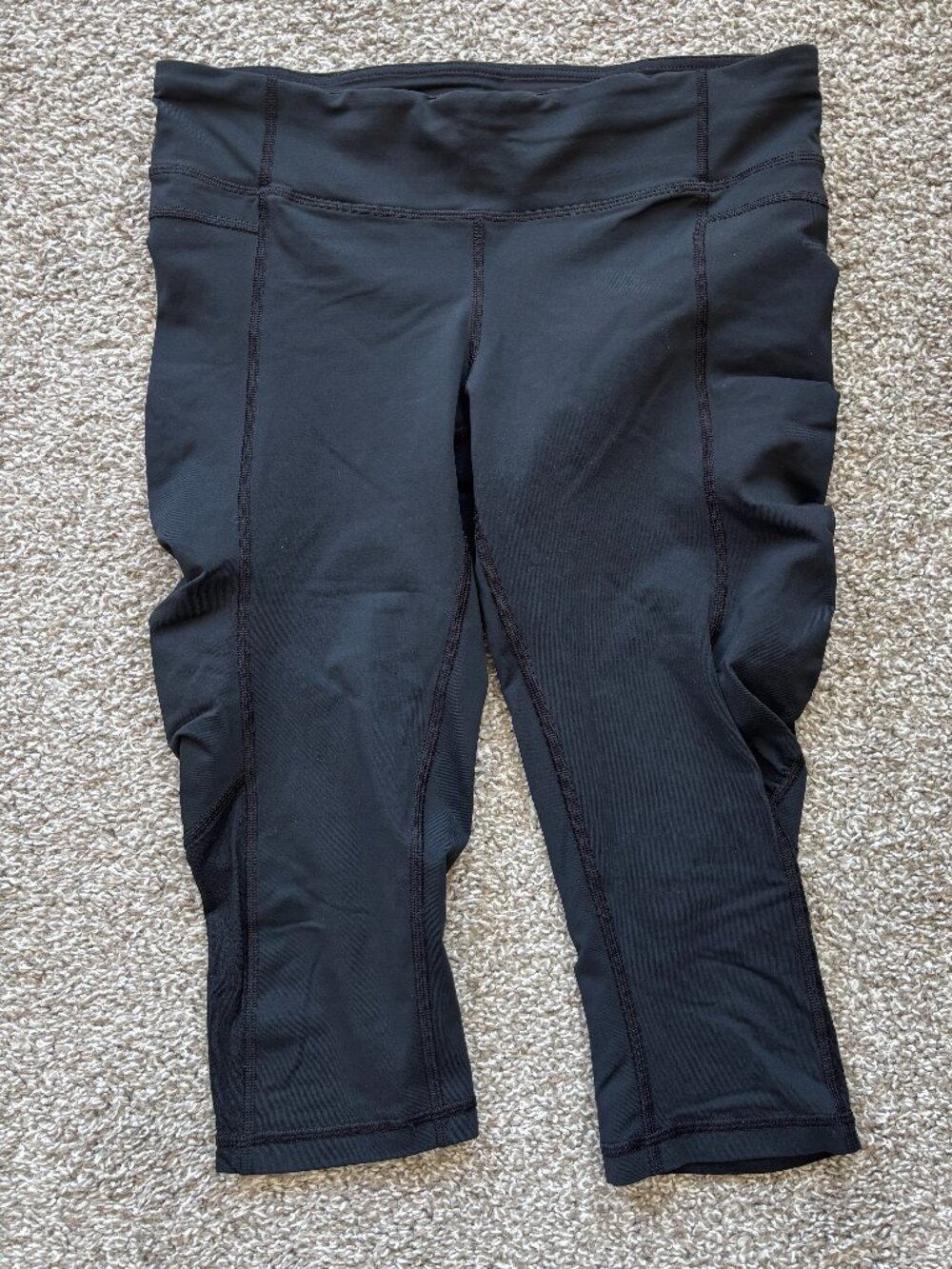 Lululemon Cropped Leggings Black Size 8